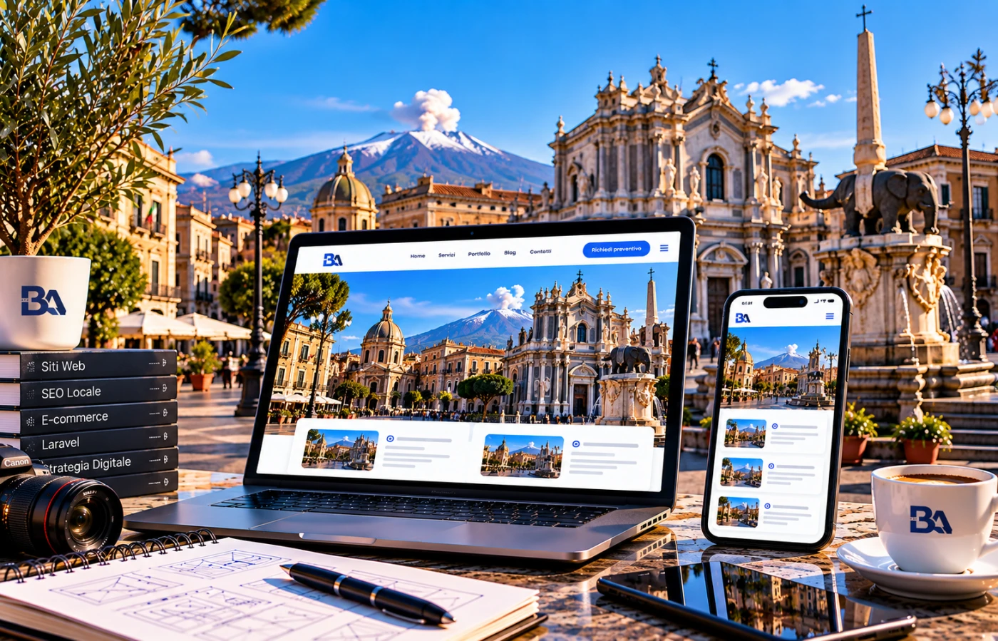 Realizzazione siti vetrina professionali a Catania