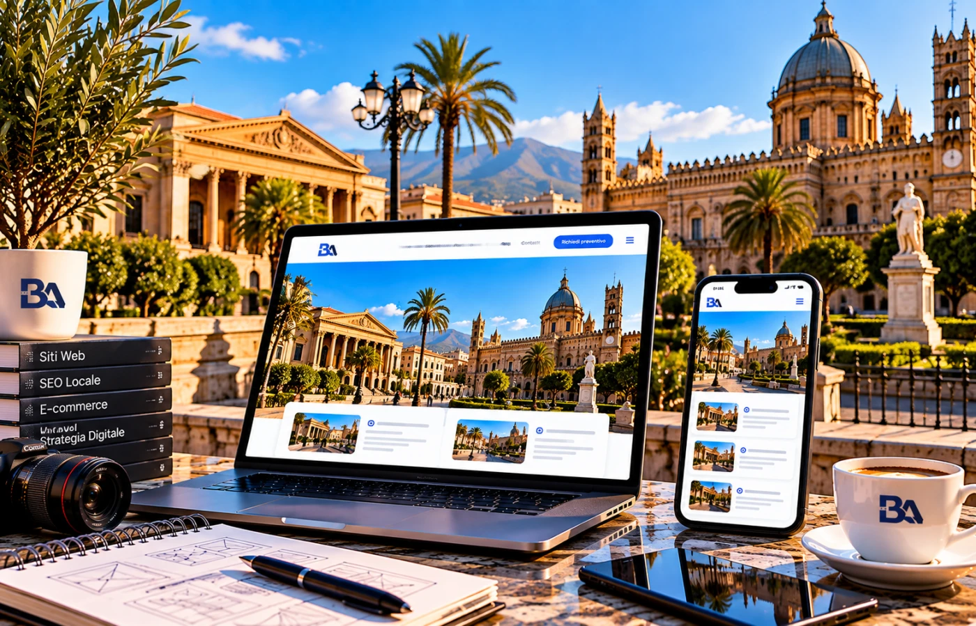 Realizzazione siti vetrina professionali a Palermo