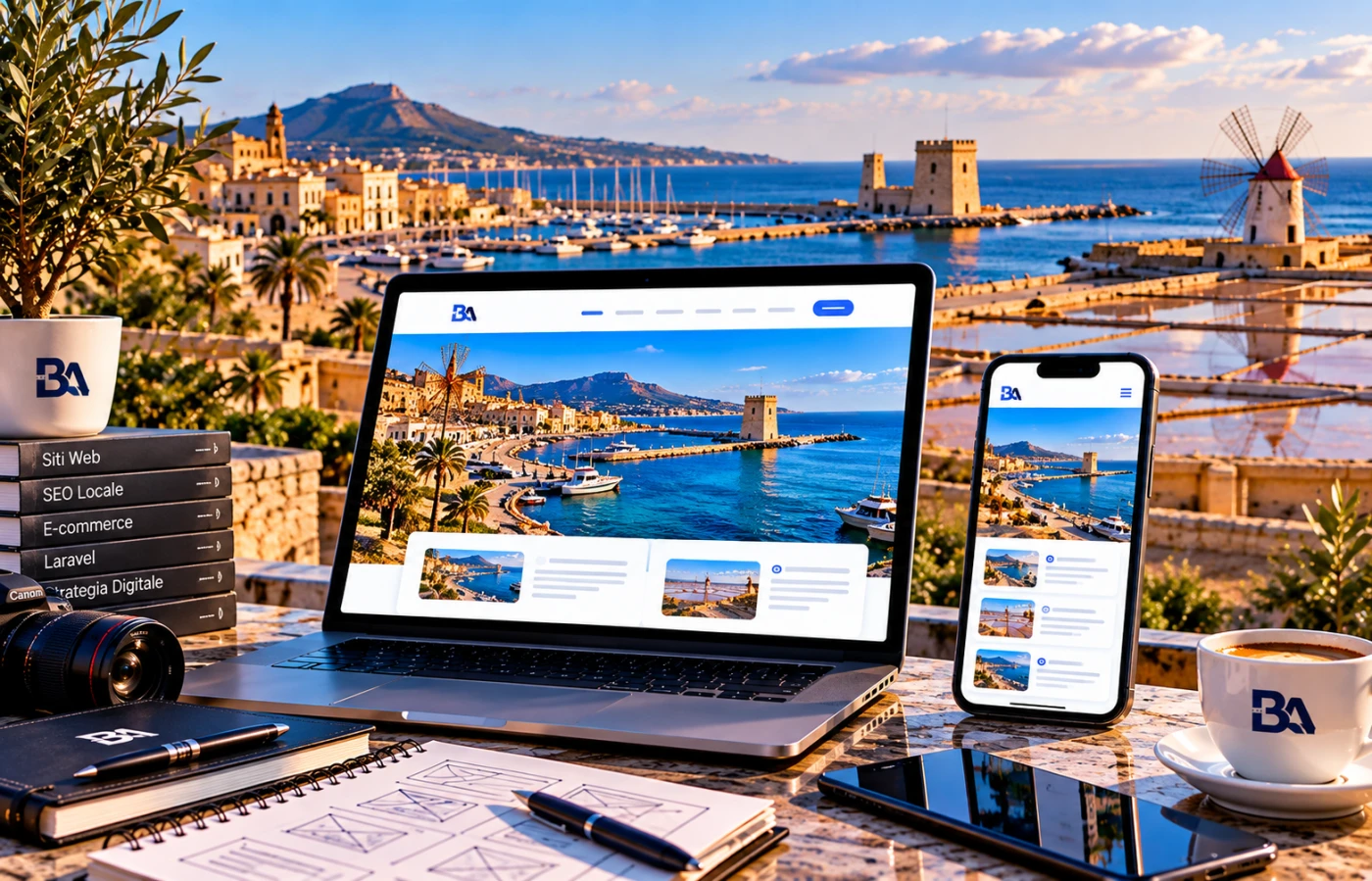 Realizzazione siti vetrina professionali a Trapani